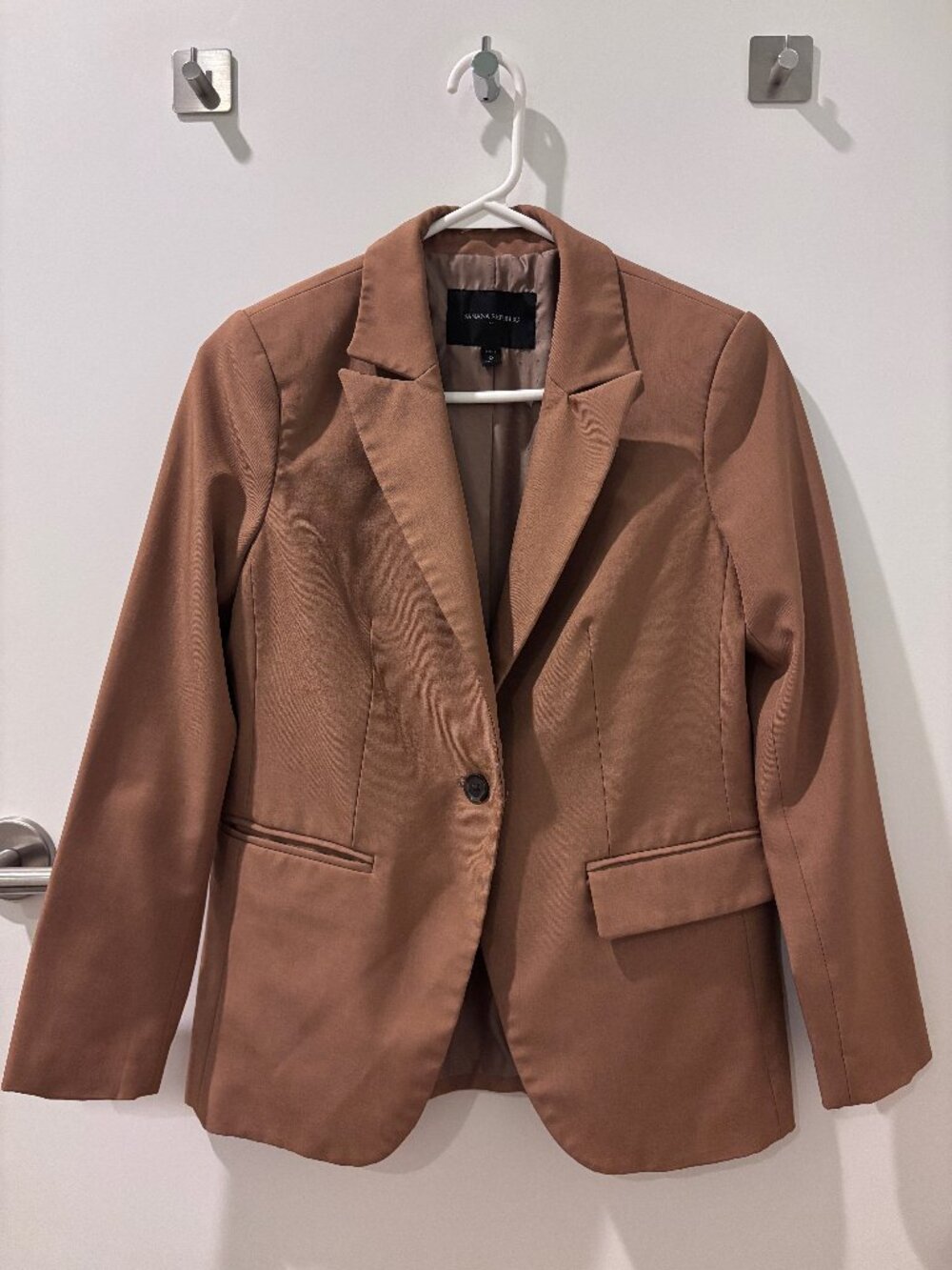 Banana Republic Factory Women's Camel Beige Blazer Size 0 Petite